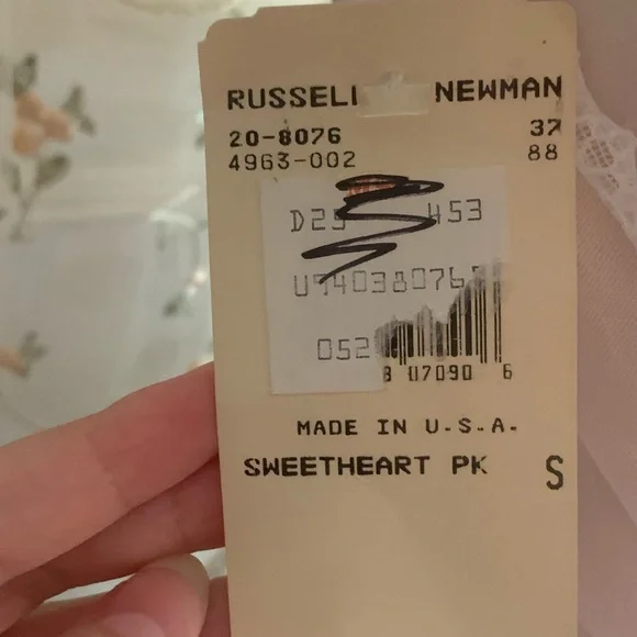 vintage 80’s lace trim pink camisole size S - Picture 6 of 6